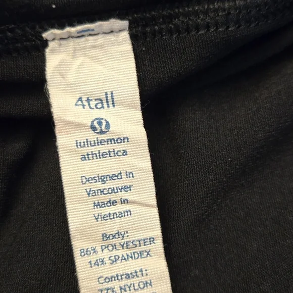 Lululemon Run Pace Setter Skirt/Skort in Black Size 4 Tall! Rare Size! - Picture 7 of 9